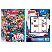 AVENGERS สนุกกับระบายสีและสติ๊กเกอร์ 100 ดวง